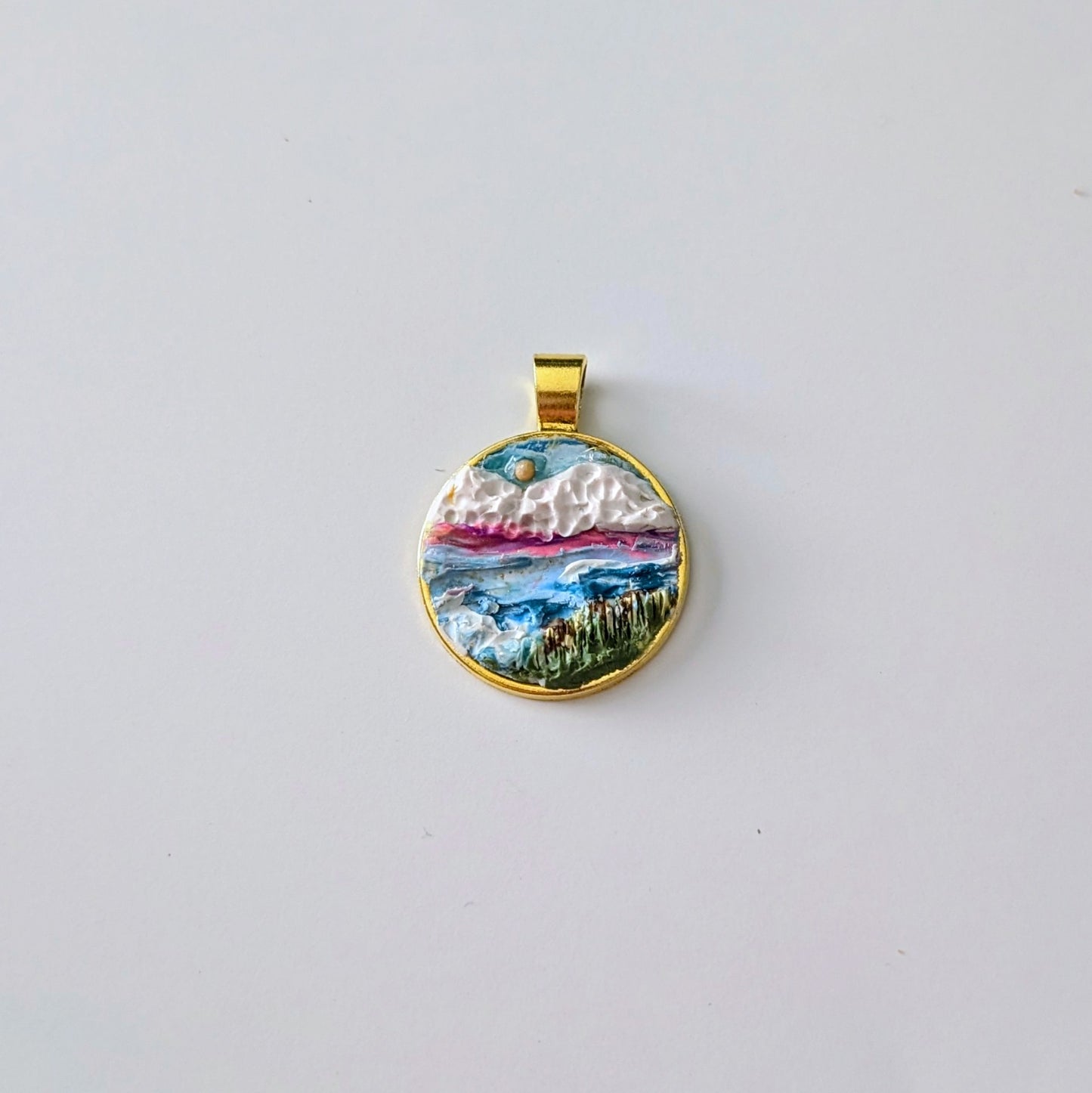 Large Mustard Seed Pendants (Gold)