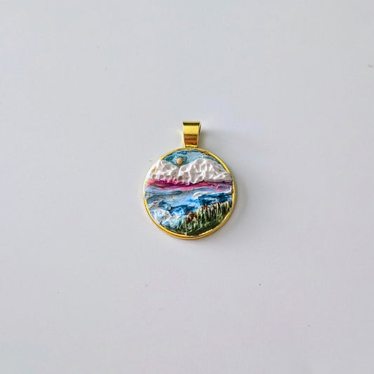 Large Mustard Seed Pendants (Gold)