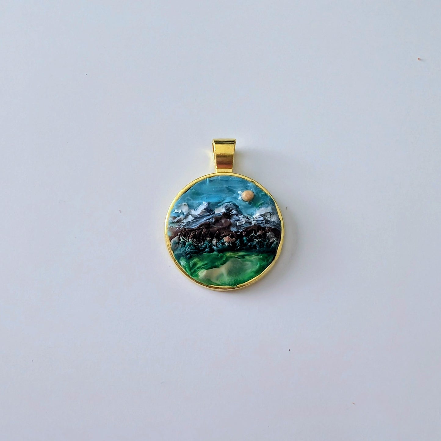 Large Mustard Seed Pendants (Gold)