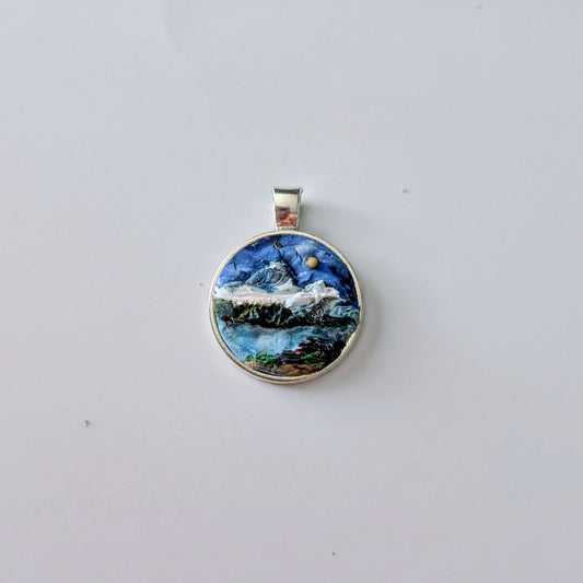 Large Mustard Seed Pendants (Silver)