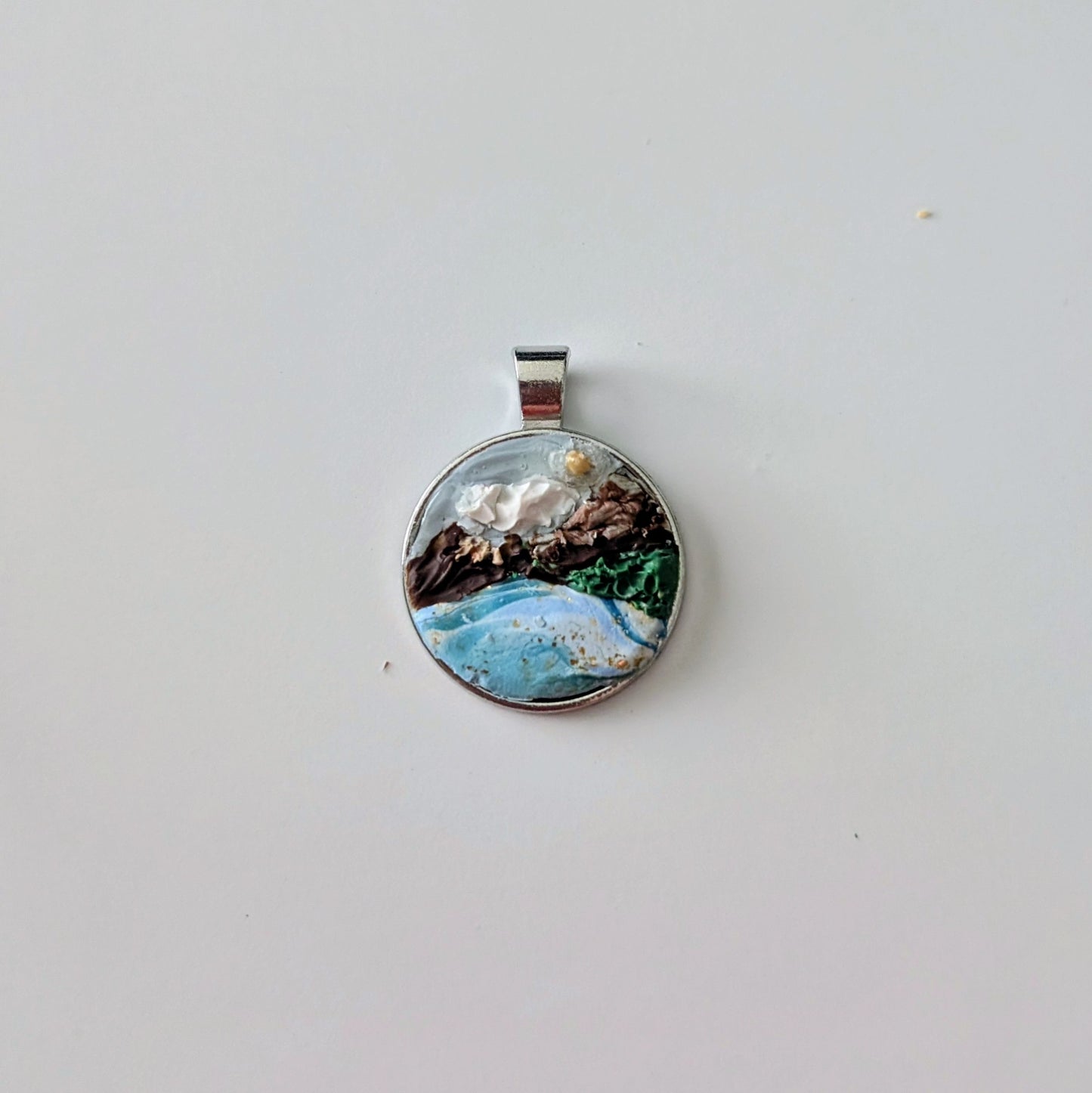Large Mustard Seed Pendants (Silver)
